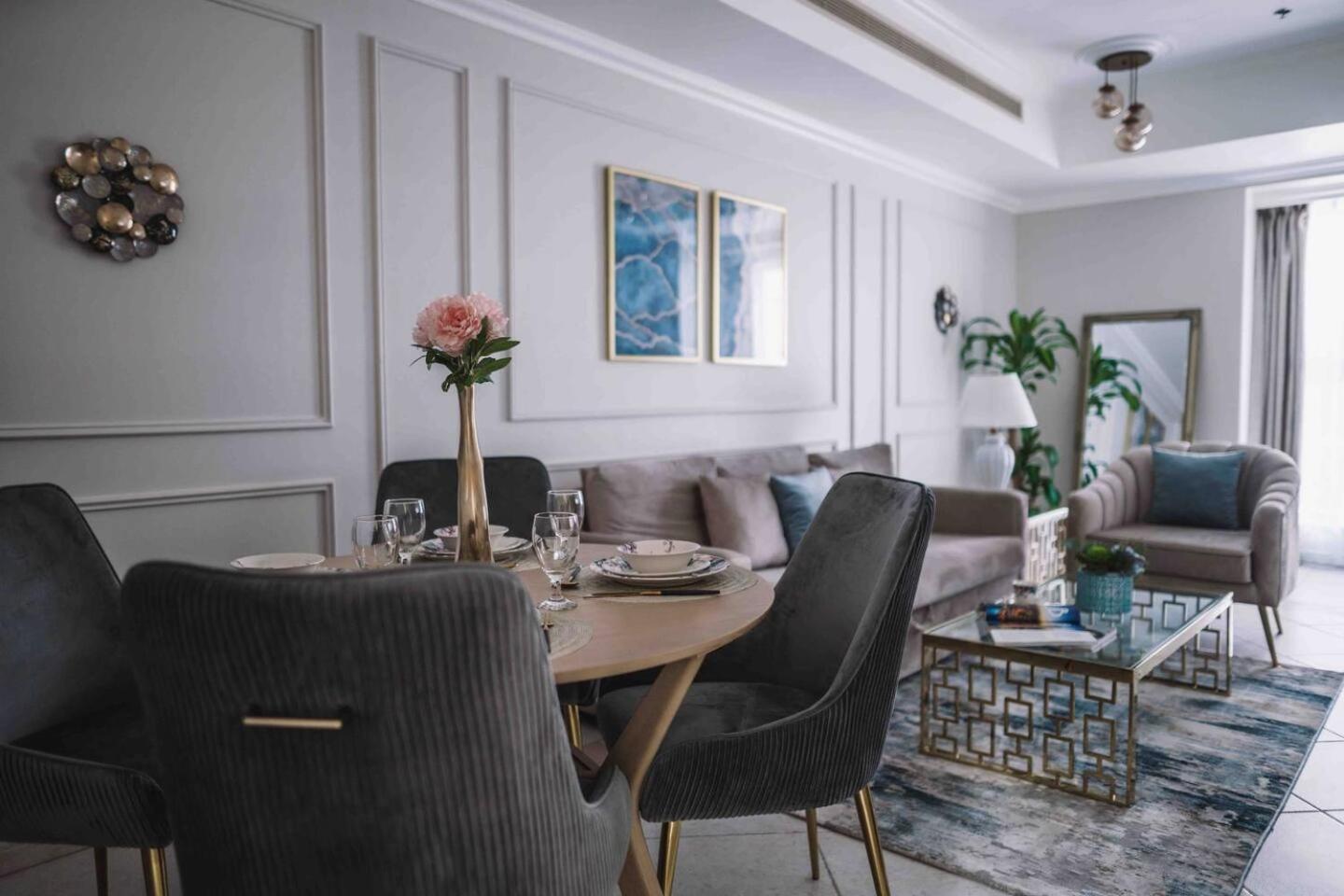 Sea & Palm View Elegant 1 Bedroom Apartment ドバイ エクステリア 写真