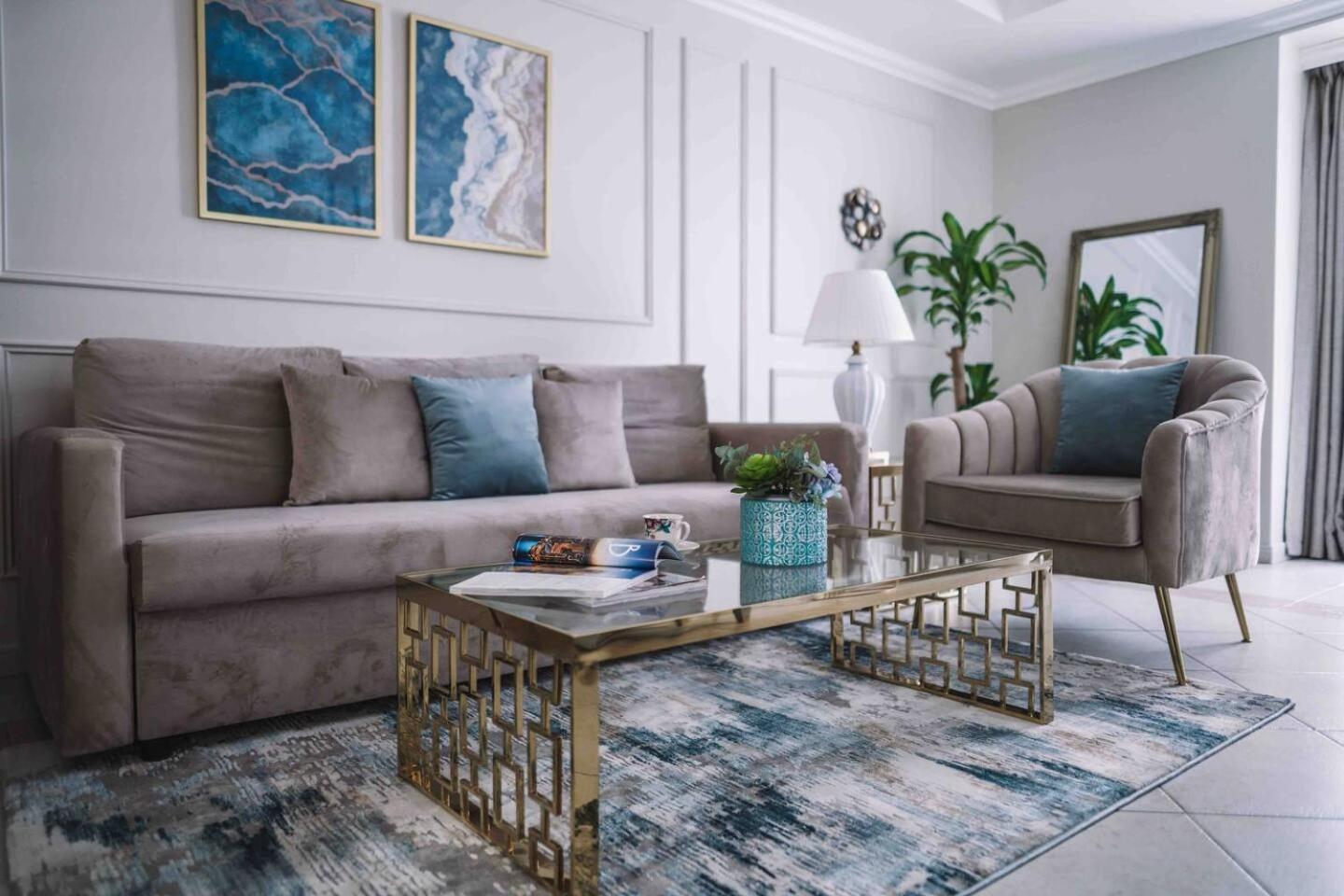Sea & Palm View Elegant 1 Bedroom Apartment ドバイ エクステリア 写真